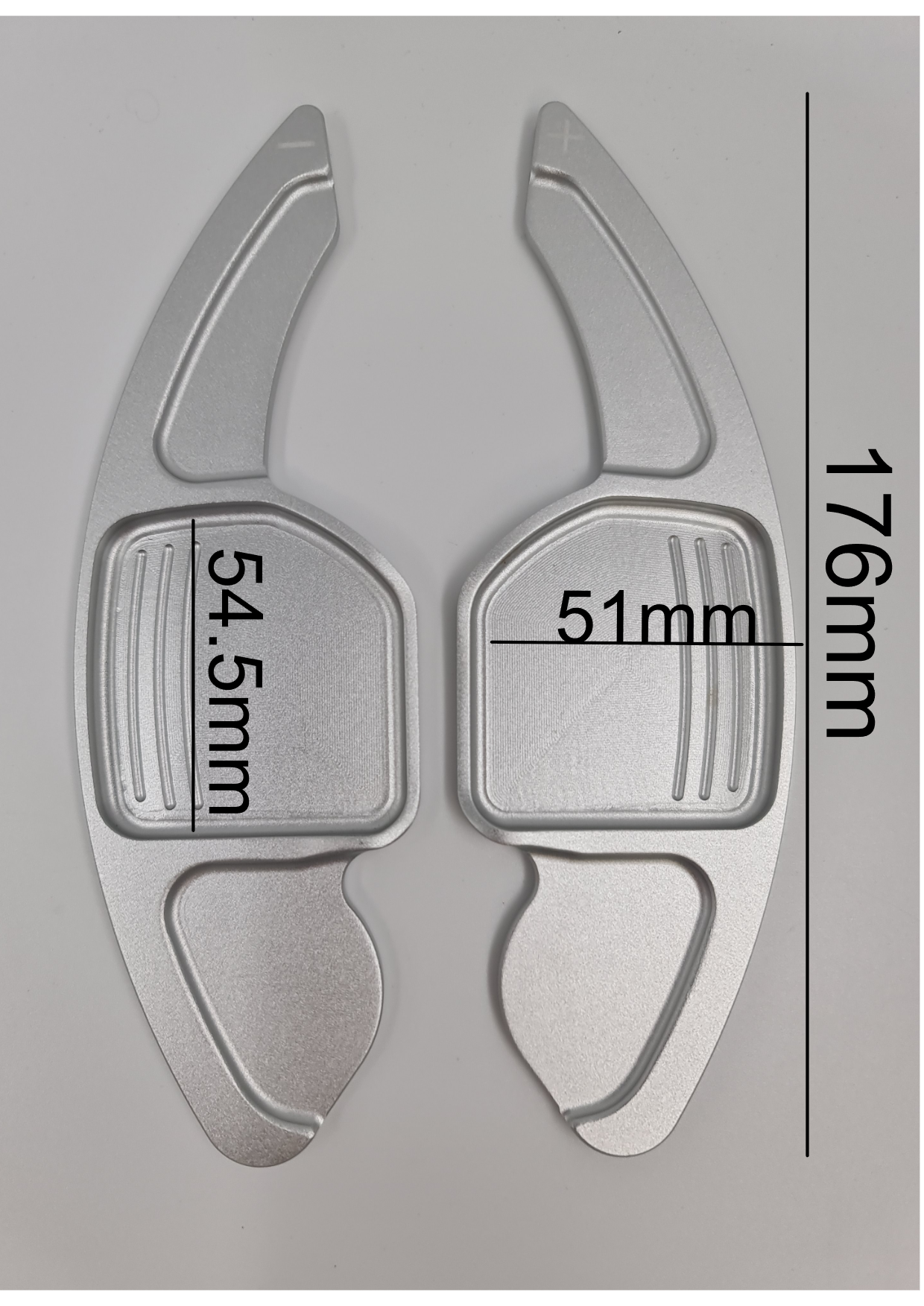 Aluminium Schaltwippen Verlängerungen Audi A1, A3/S3, A4/S4/RS4, A5/S5/RS5, A6/S6/RS6, A7/S7/RS7, Q5, TT/R/RS, uvm.