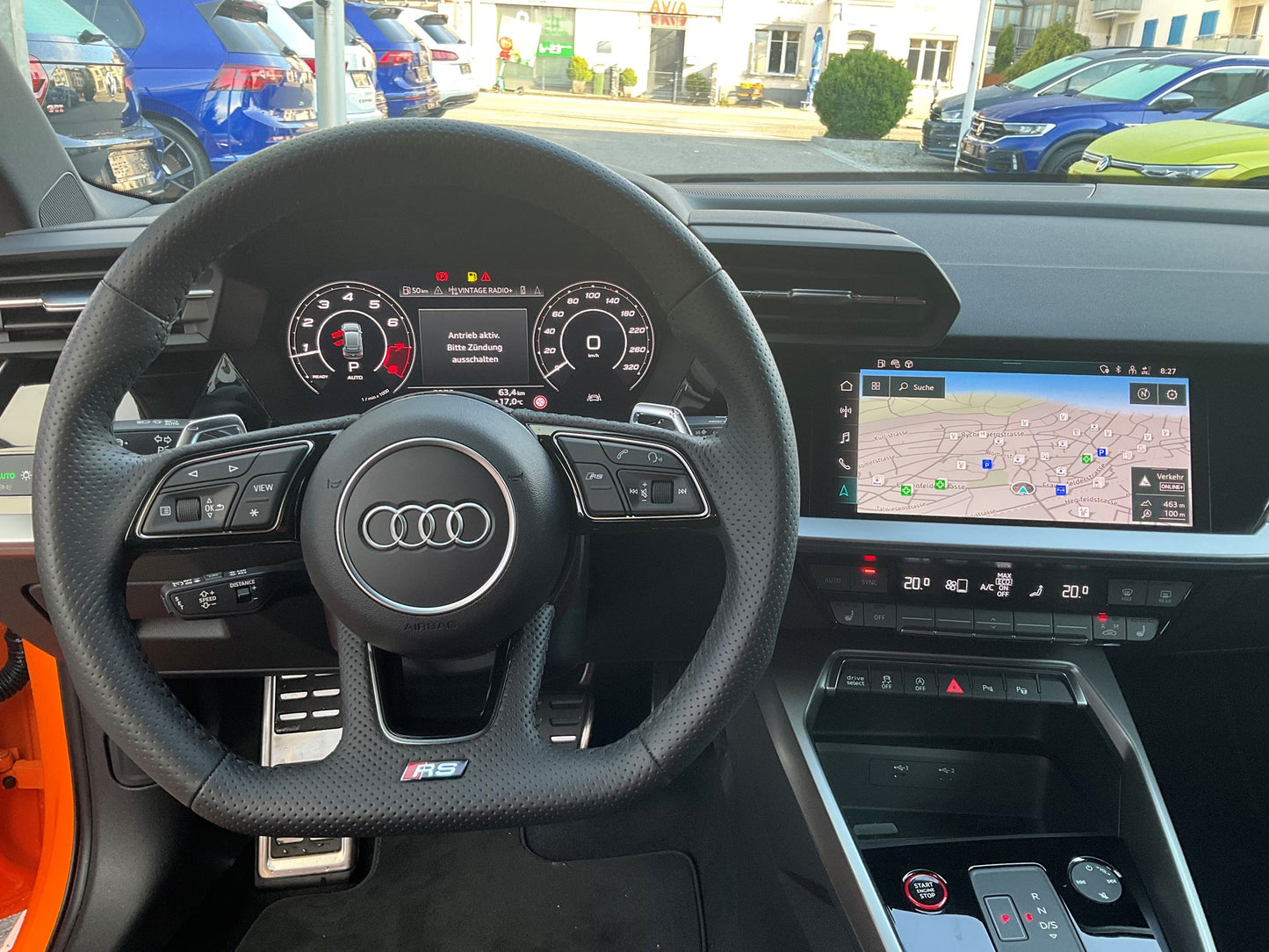 Aluminium Schaltwippen Verlängerungen Audi RS3, RS4, RS5, RS6, RS7, RSQ8, TT RS, E-TRON
