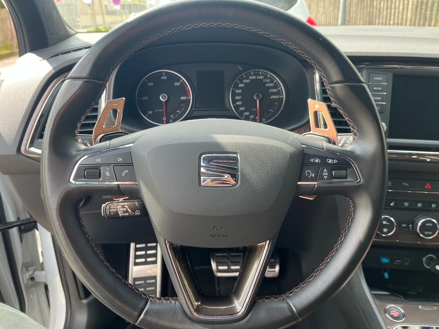 Palettes de changement de vitesse en aluminium Seat Leon Cupra, Exeo, Ibiza, Arona, Ateca, Alhambra..