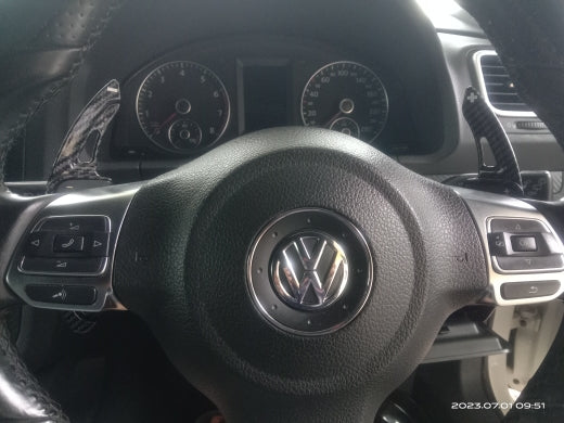 Kunststoff Schaltwippen Verlängerungen VW Golf 5/6, Scirocco, Polo, Passat, Tiguan, Jetta, Touran, Amarok, uvm..