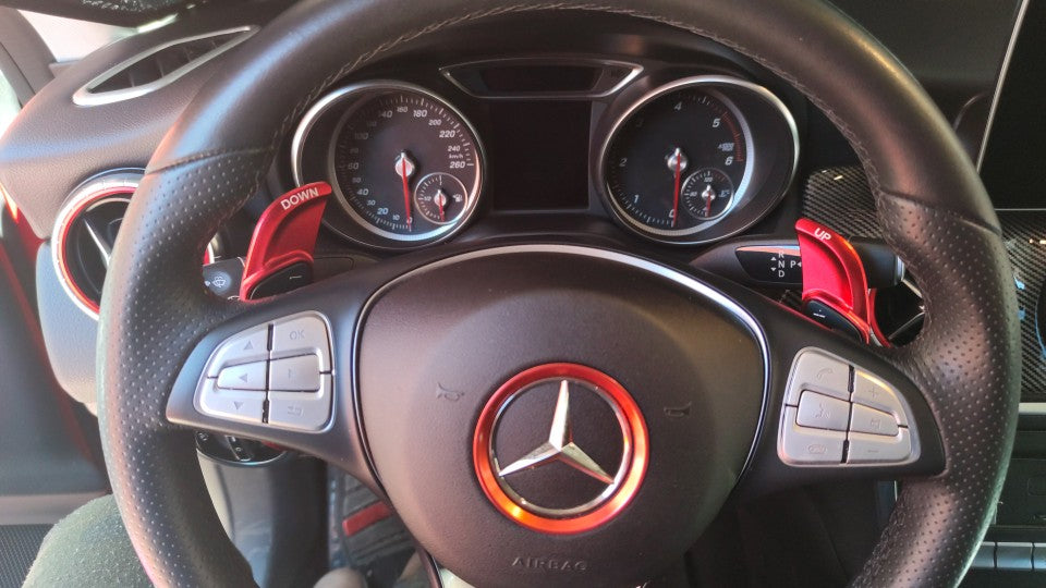 Aluminium Schaltwippen Verlängerungen Mercedes Modelle Typ C