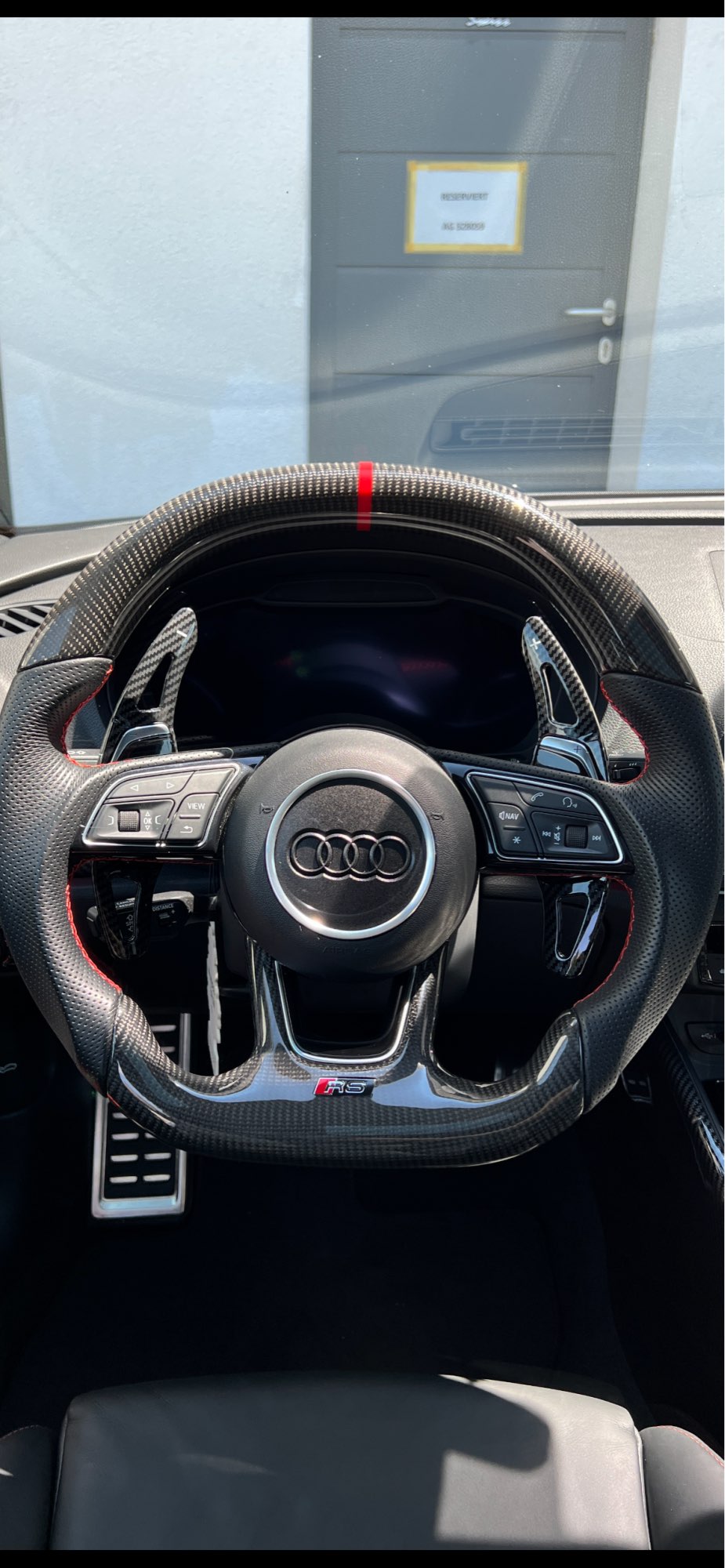 Kunststoff Schaltwippen Verlängerungen Audi RS3, RS4, RS5, RS6, RS7, R8, TTRS, RSQ3, RSQ8