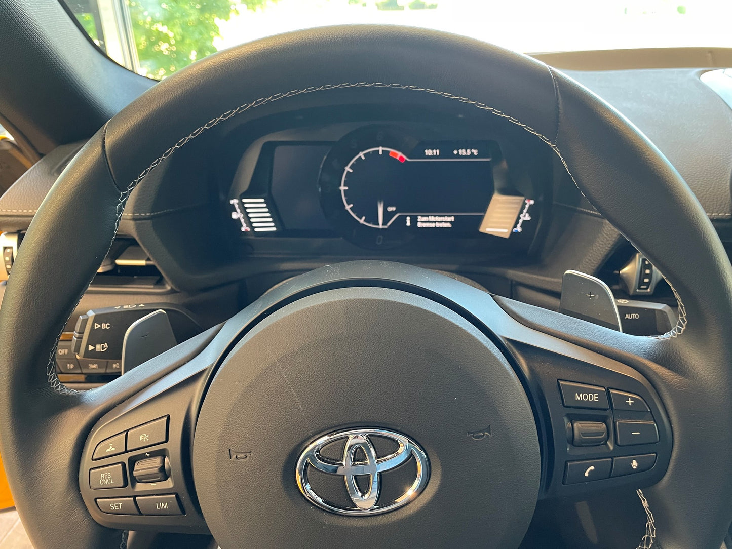 Kunststoff Schaltwippen Verlängerungen Toyota Supra