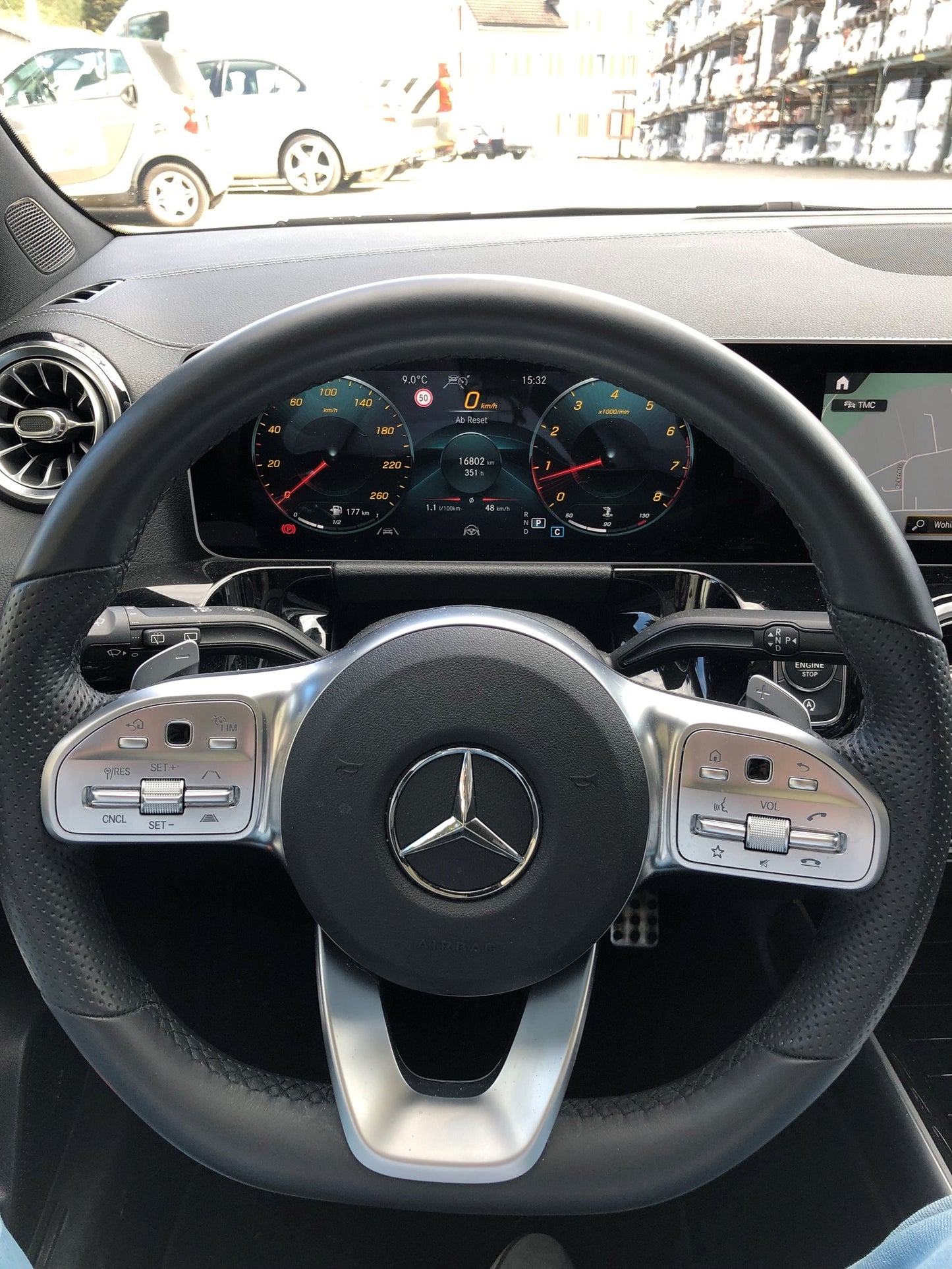Aluminium Schaltwippen Verlängerungen Mercedes Modelle Typ C