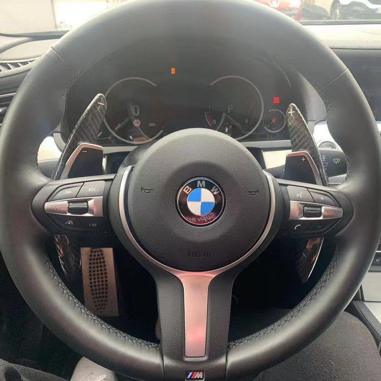 Echt Carbon Schaltwippen Verlängerungen BMW 1/2/3/4/5/6/7, i8, X1/X3/X4/X5/X6