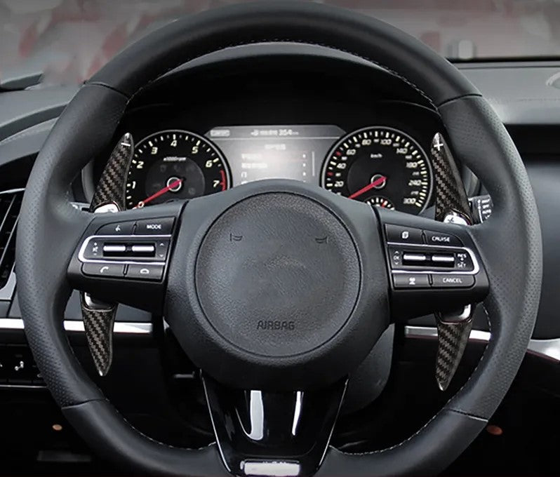 Echt Carbon Schaltwippen Verlängerungen Kia Stinger