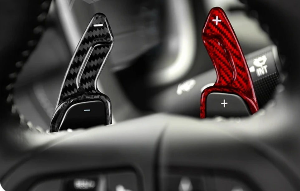 Echt Carbon Schaltwippen Verlängerungen Opel Insignia, Corsa, Astra, Mokka, Grandland