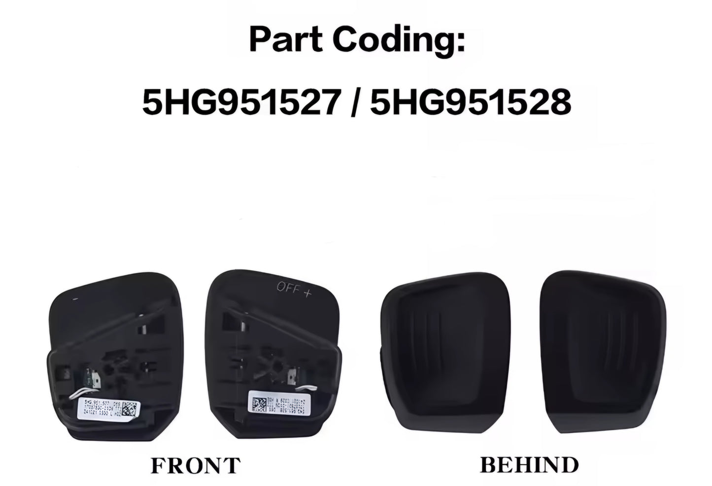 Aluminium Schaltwippen VW Golf 8, T-Roc, Tiguan, Passat, Polo, Arteon, usw.