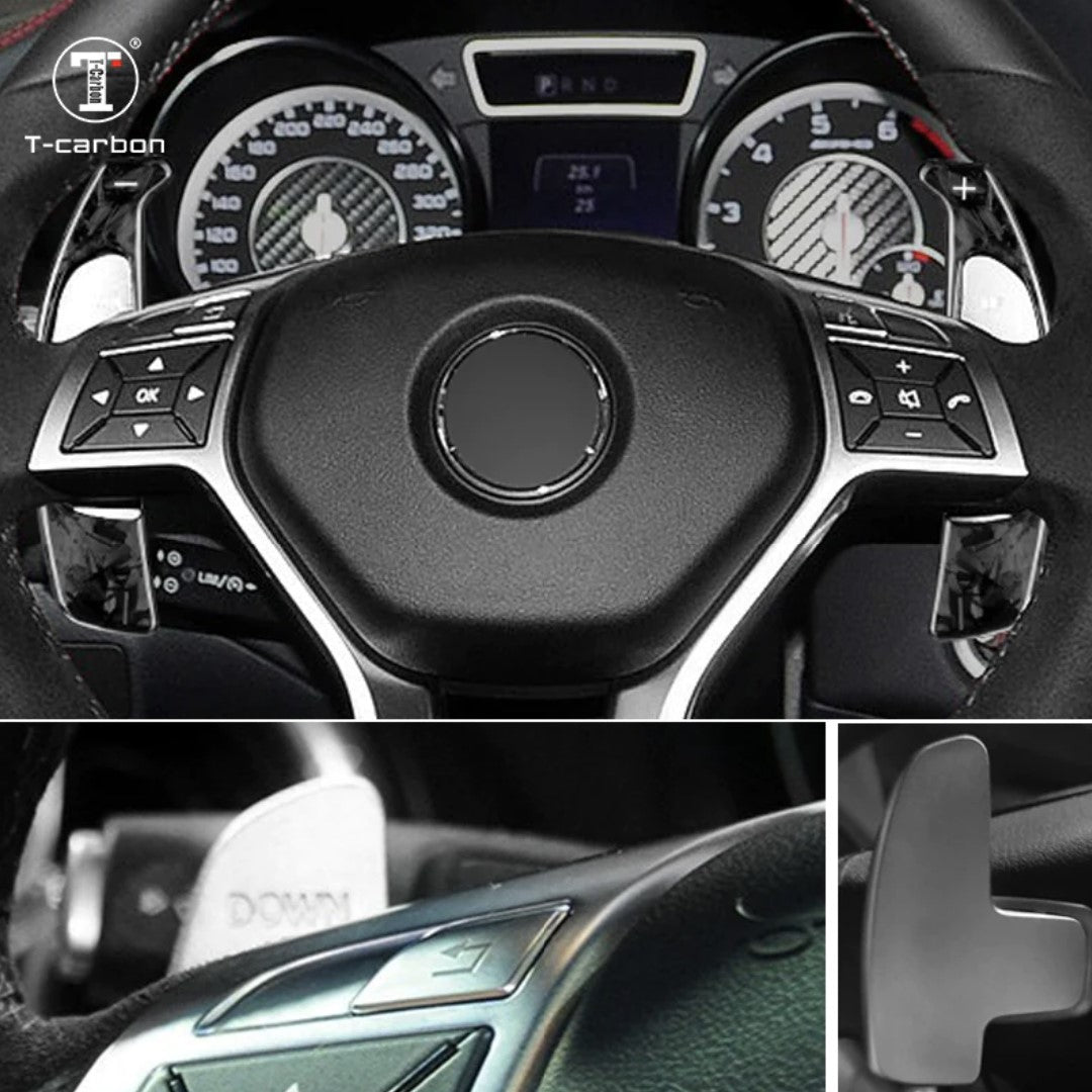 Echt Carbon Schaltwippen Verlängerungen Mercedes AMG Modelle Typ D