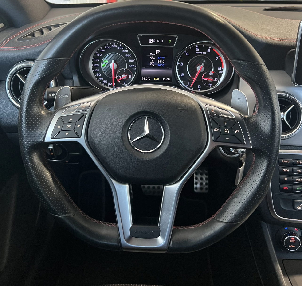 Aluminium Schaltwippen Verlängerungen Mercedes AMG Modelle Typ D