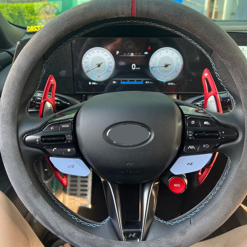 Aluminium Schaltwippen Verlängerungen Hyundai i30N, i20N und Kona N
