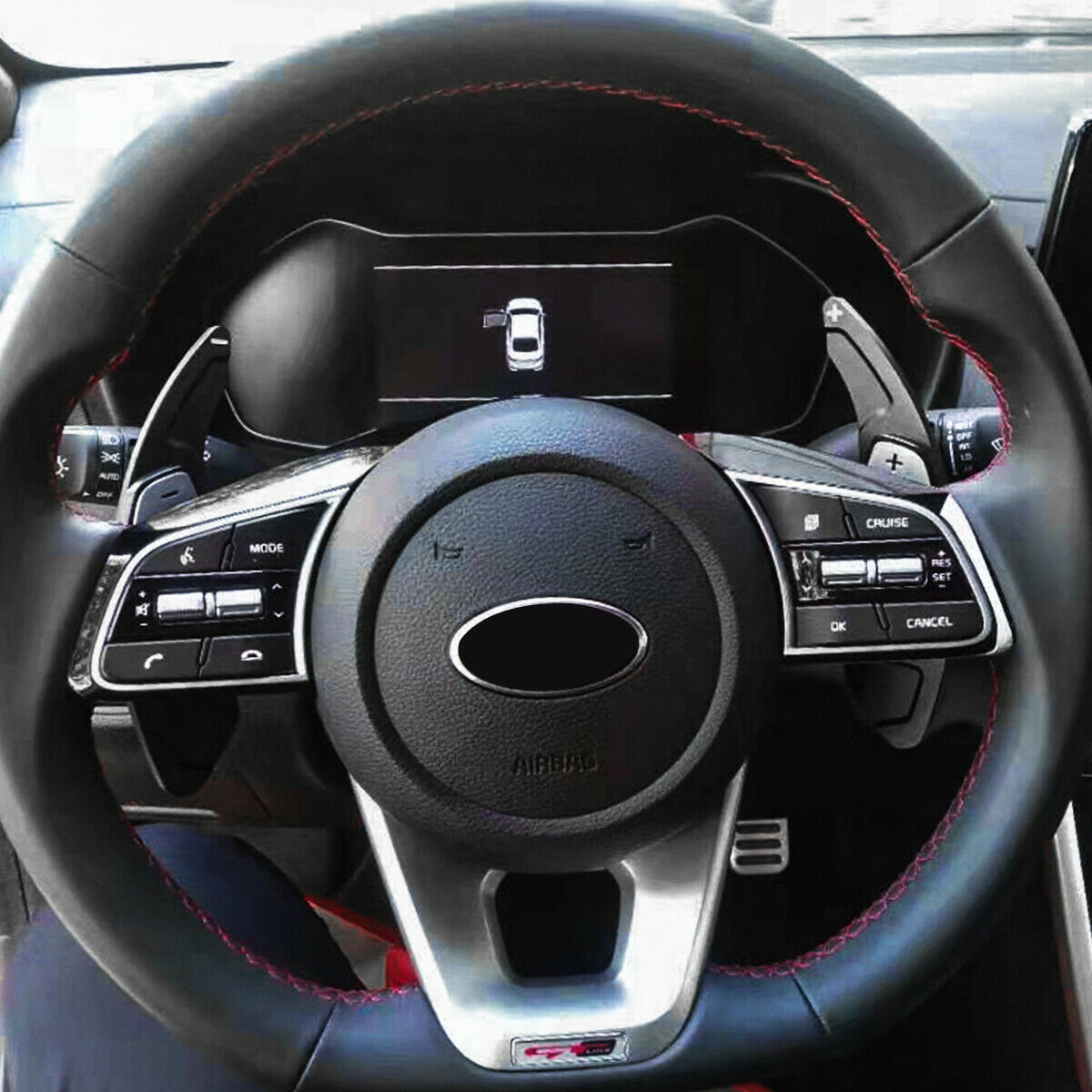 Aluminium Schaltwippen Verlängerungen Kia Ceed, XCeed, Proceed, Sorento