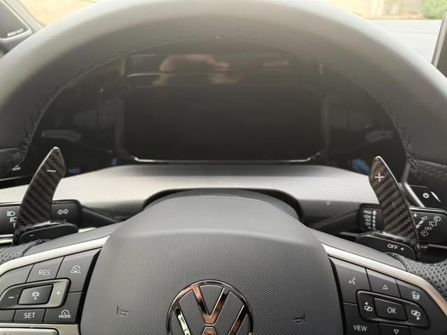 Echt Carbon Schaltwippen Verlängerungen VW Golf 8, Arteon, T-Roc, Tiguan, Passat, Polo, uvm.