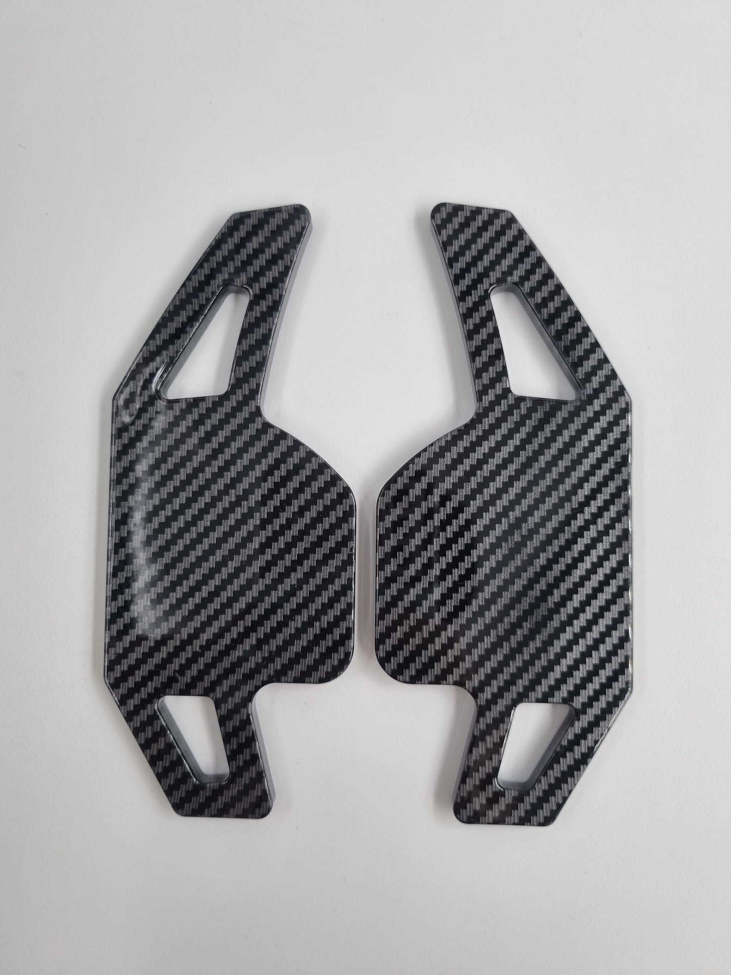 Carbon-Optik Schaltwippen Verlängerungen Audi A1, A3/S3, A4/S4/RS4, A5/S5/RS5, A6/S6/RS6, A7/S7/RS7, Q5, TT/R/RS, etc.