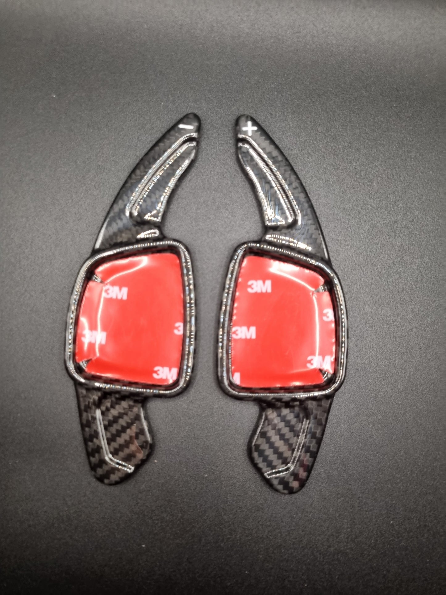 Echt Carbon Schaltwippen Verlängerungen Audi A3/S3, A4/S4, A5/S5, A6/S6, A7/S7/RS7, A8/S8, E-tron