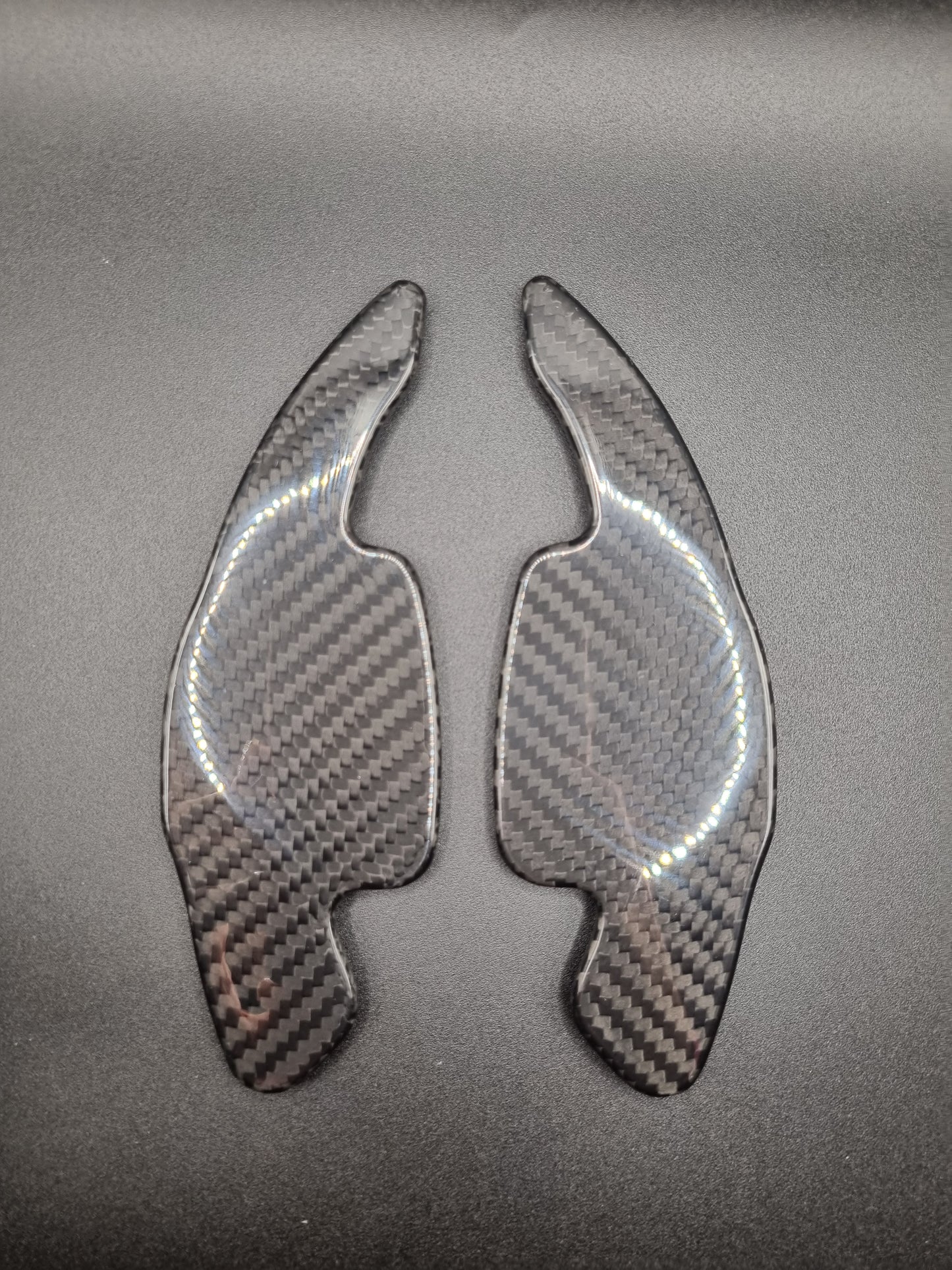 Echt Carbon Schaltwippen Verlängerungen Audi A3/S3, A4/S4, A5/S5, A6/S6, A7/S7/RS7, A8/S8, E-tron
