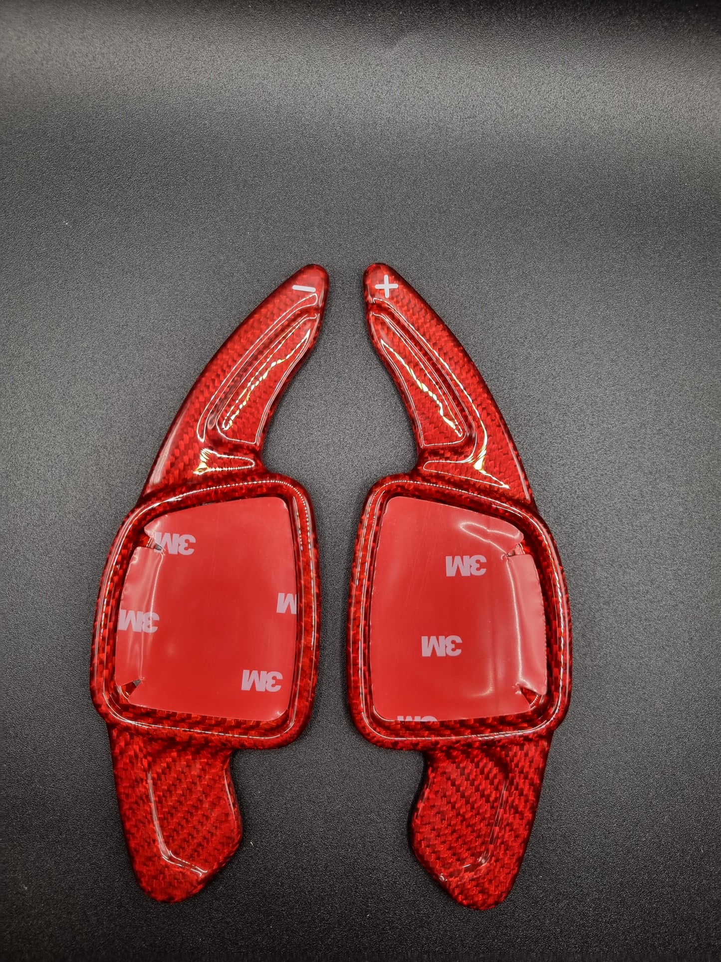 Echt Carbon Schaltwippen Verlängerungen Audi A3/S3, A4/S4, A5/S5, A6/S6, A7/S7/RS7, A8/S8, E-tron