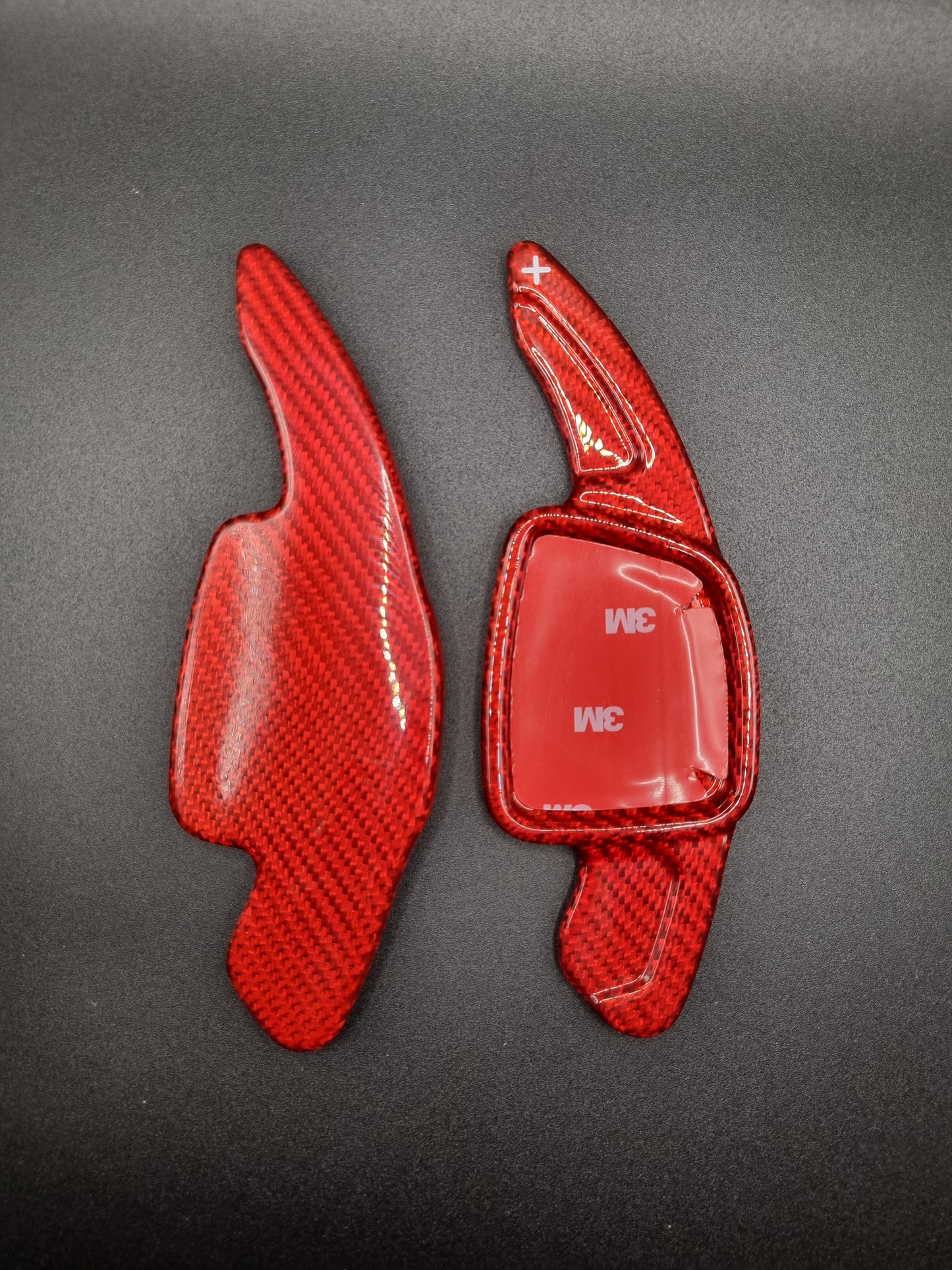 Echt Carbon Schaltwippen Verlängerungen Audi A3/S3, A4/S4, A5/S5, A6/S6, A7/S7/RS7, A8/S8, E-tron