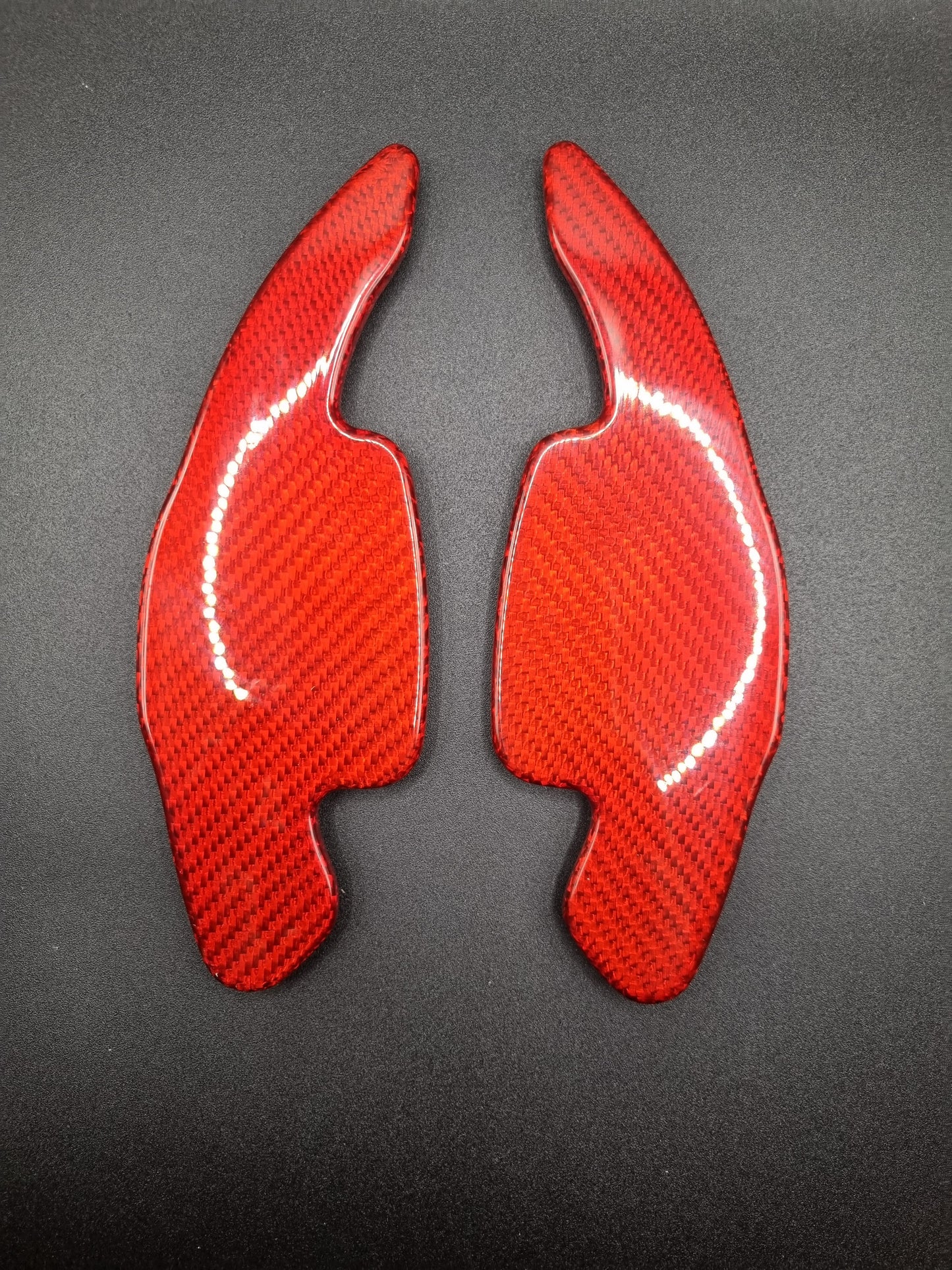 Echt Carbon Schaltwippen Verlängerungen Audi A3/S3, A4/S4, A5/S5, A6/S6, A7/S7/RS7, A8/S8, E-tron