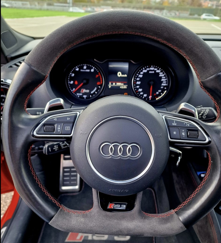 Aluminium Schaltwippen Verlängerungen Audi S3, S4, S5, S6, TTRS, RS3, RS4, RS5, RS6, uvm.