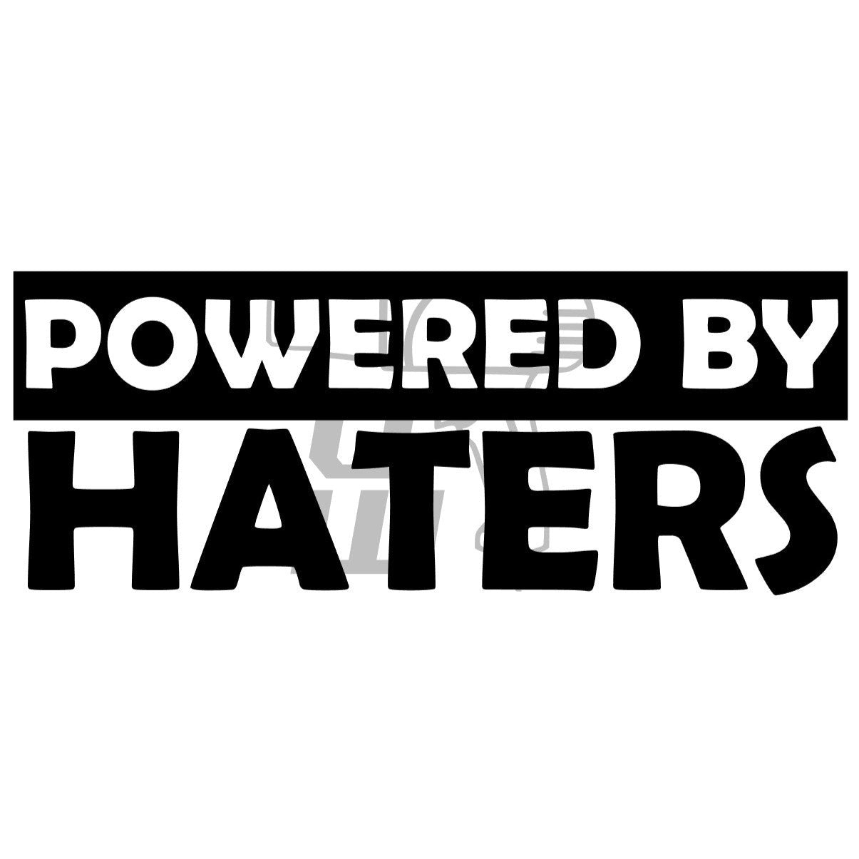 "Haters"-Sticker