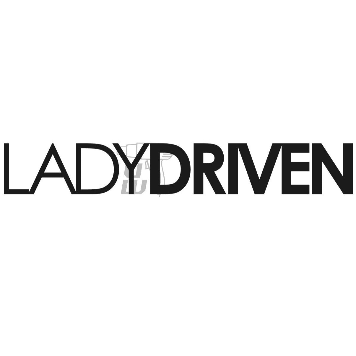 "Ladydriven"-Sticker