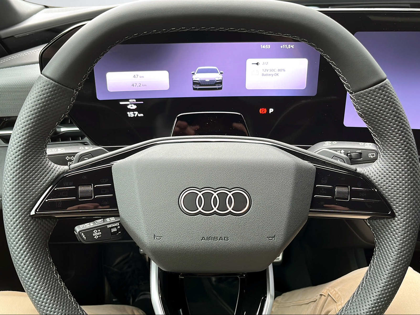 Echt Carbon Schaltwippen Verlängerungen Audi A5, S5, A6, S6, Q3, Q4, Q5, Q6, e-tron