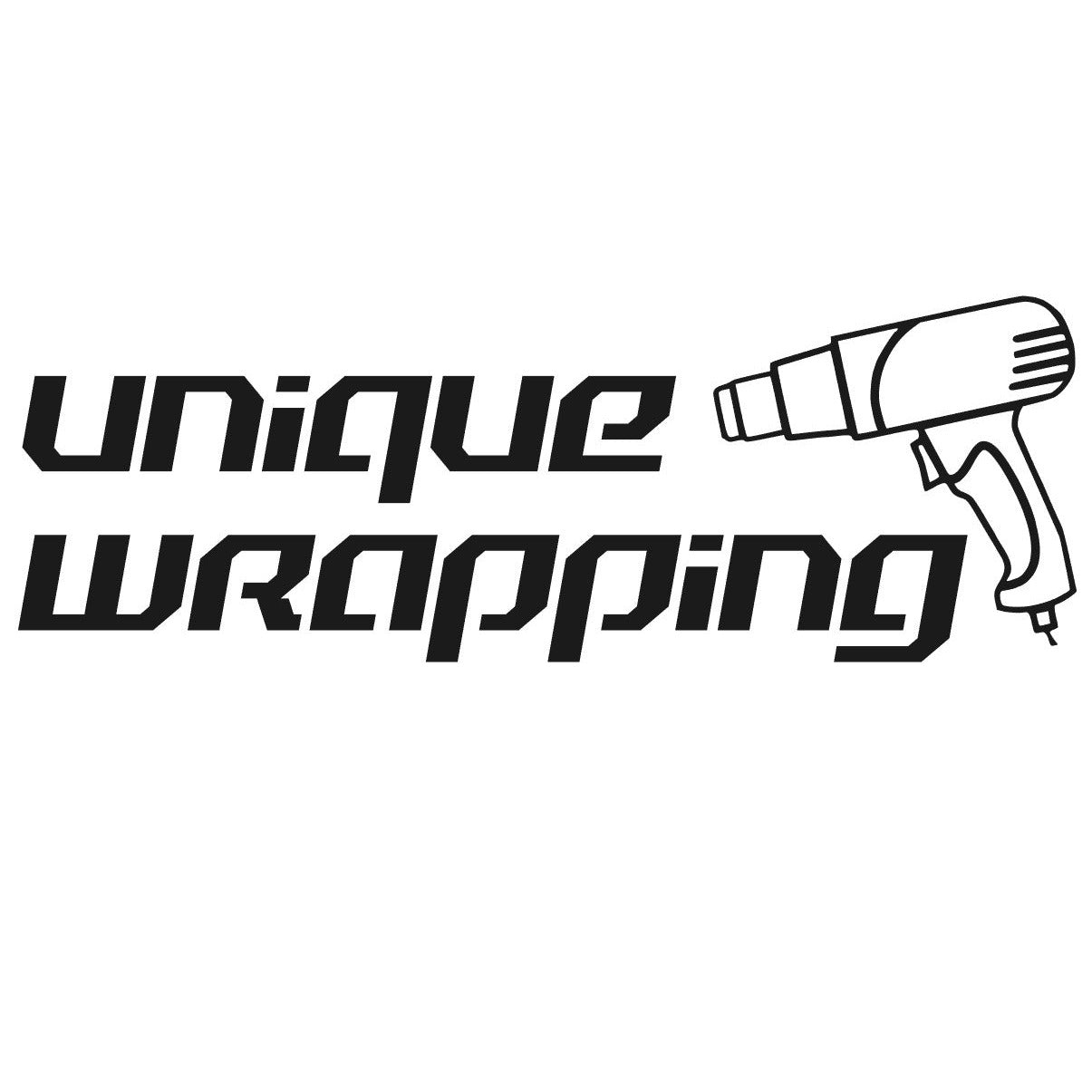 "Unique Wrapping Logo"-Sticker