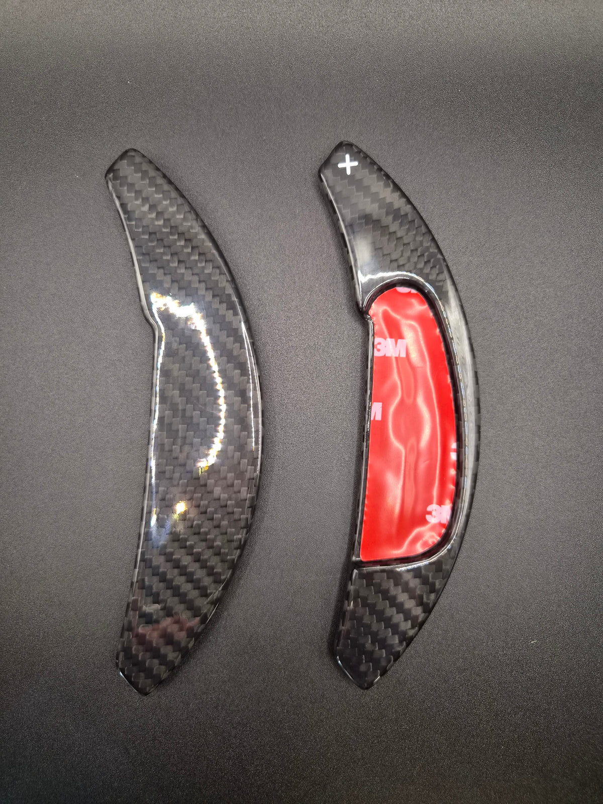 Echt-Carbon-Schaltwippenverlängerungen für Fiat/Abarth - Modell B