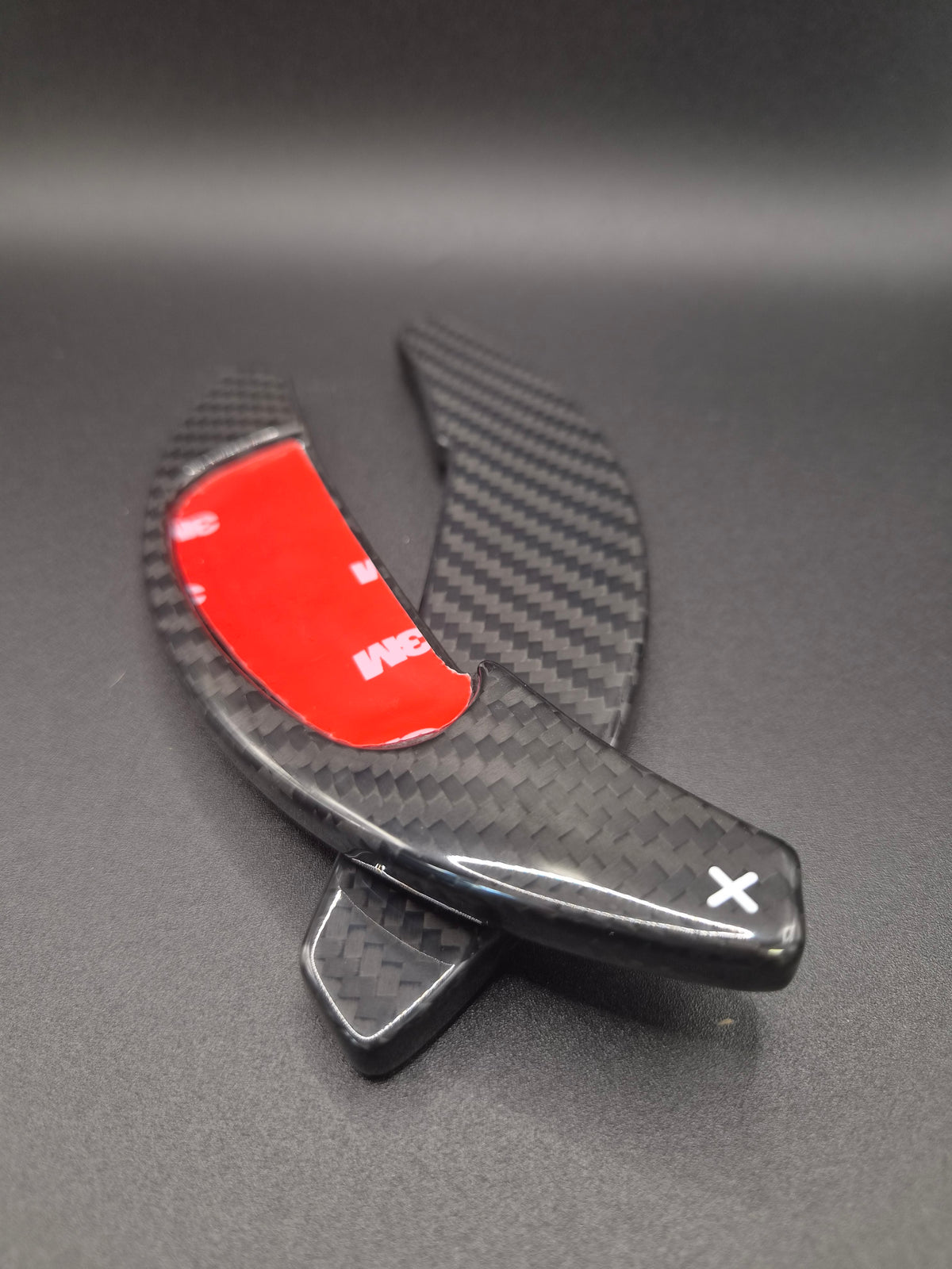 Echt-Carbon-Schaltwippenverlängerungen für Fiat/Abarth - Modell B