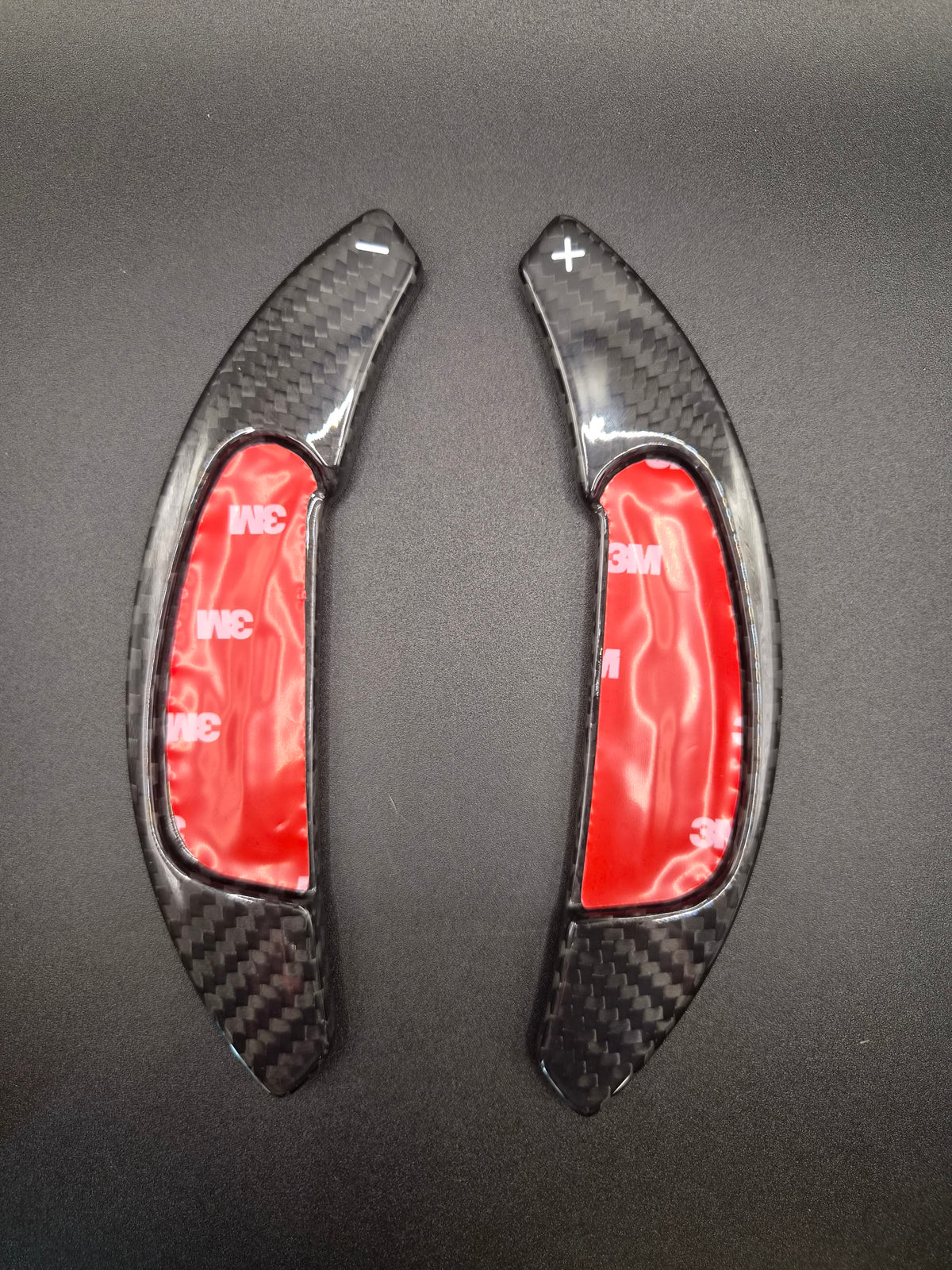 Echt-Carbon-Schaltwippenverlängerungen für Fiat/Abarth - Modell B