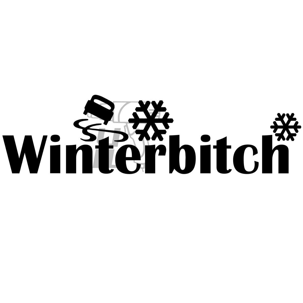 "Winterb*tch"-Sticker